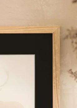 Ram Grimsåker Ek 20x25 cm - Passepartout Svart 5x7 inches