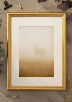 Ram Högbo Guld - Valfri Storlek (Akrylglas)