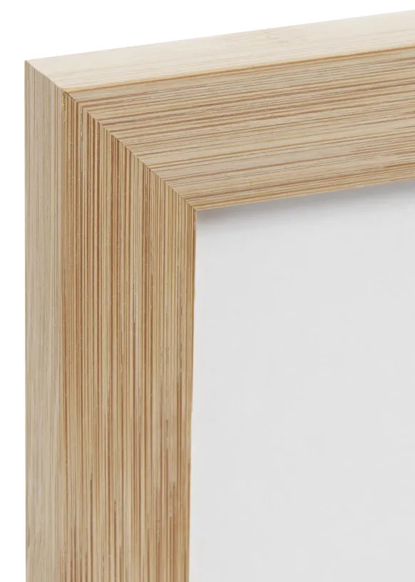 Ram Hoei Bambu 70x100 cm - Passepartout Vit 62x85 cm
