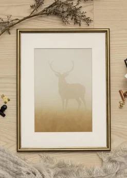 Ram Horndal Glas Guld 45x60 cm