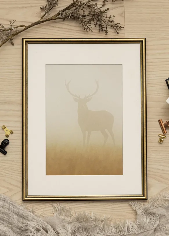 Ram Horndal Guld 35x50 cm