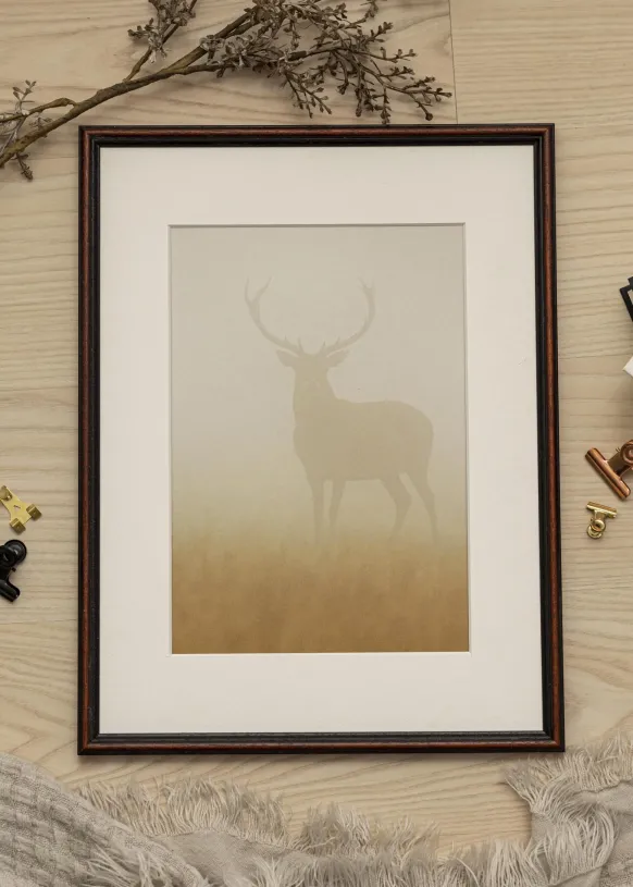 Ram Horndal Valnöt 45x60 cm