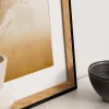 Ram Iris Svart 50x70 cm - Passepartout Vit 33x56 cm