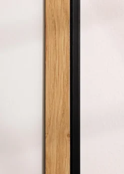 Ram Iris Svart 50x70 cm - Passepartout Vit 39x60 cm
