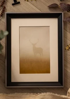 Ram Öjaren Svart-Silver - Valfri Storlek (Akrylglas)