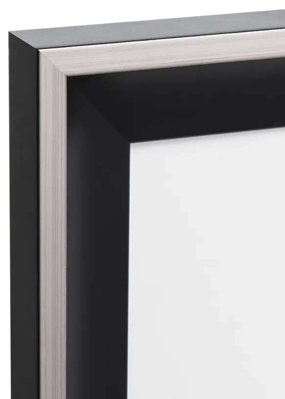Ram Öjaren Svart-Silver 42x59,4 cm (A2)