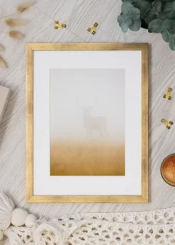 Ram Jämtland Guld 16x22 cm