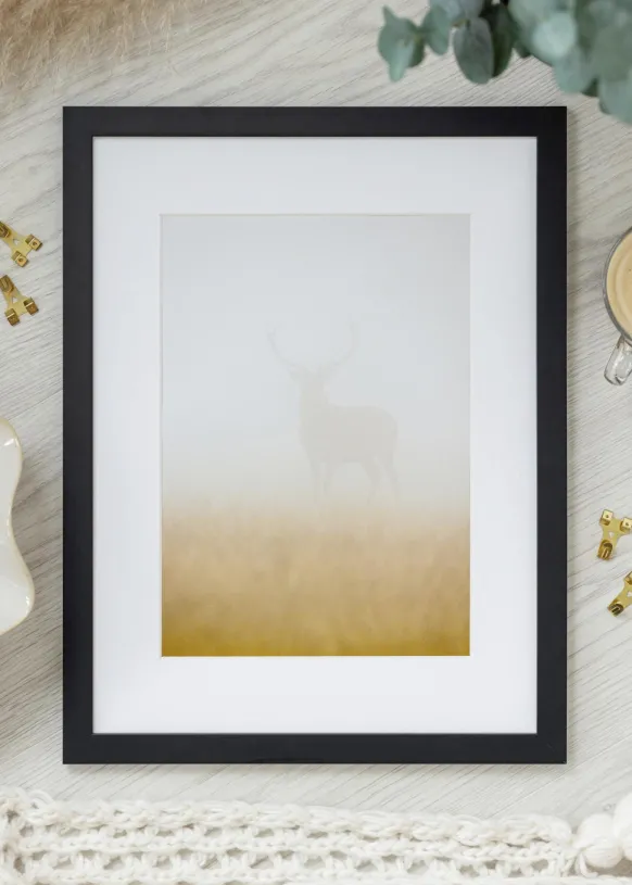 Ram Jämtland Svart 32x51 cm