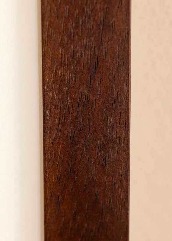 Ram Juno Teak 50x60 cm - Passepartout Vit 41x51 cm
