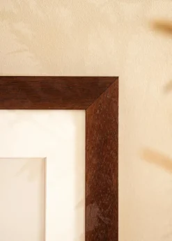 Ram Juno Teak 40x50 cm - Passepartout Vit 12x15 inches