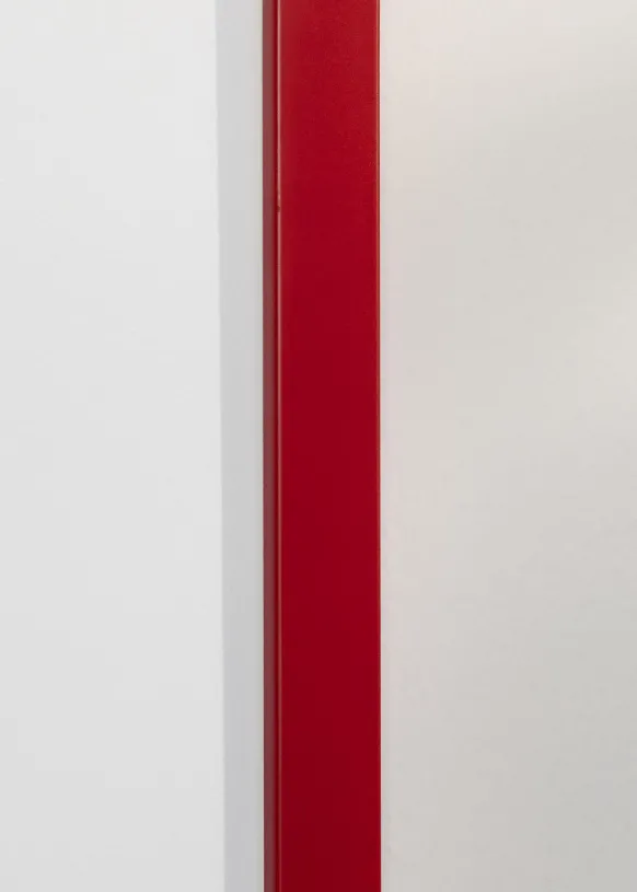 Ram Kent Röd 30x40 cm - Passepartout Vit 8x12 inches