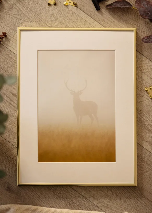 Ram Köpenhamn Guld - Valfri Storlek (Akrylglas)