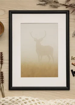 Ram Line Glas Svart 30x40 cm