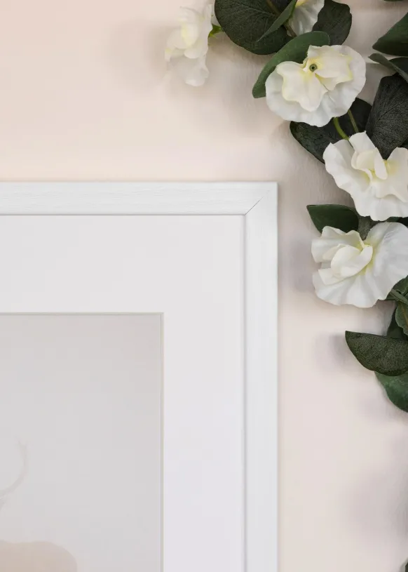 Ram Lofsdalen Vit 40x40 cm