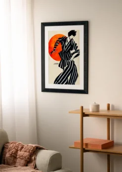 Ram Lund Svart 40x50 cm