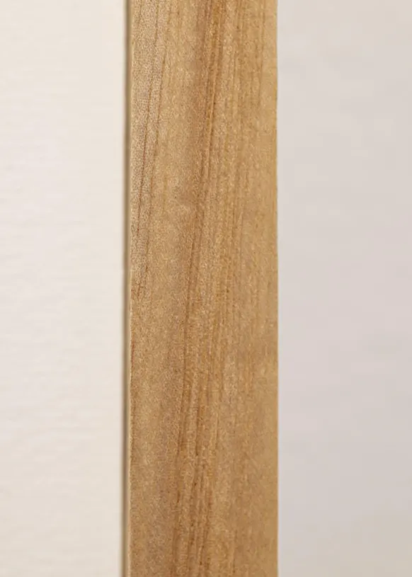 Ram Massiv Ek 70x100 cm - Passepartout Vit 61x91,5 cm