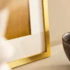 Ram Minerva Guld 50x70 cm - Passepartout Vit 39x60 cm