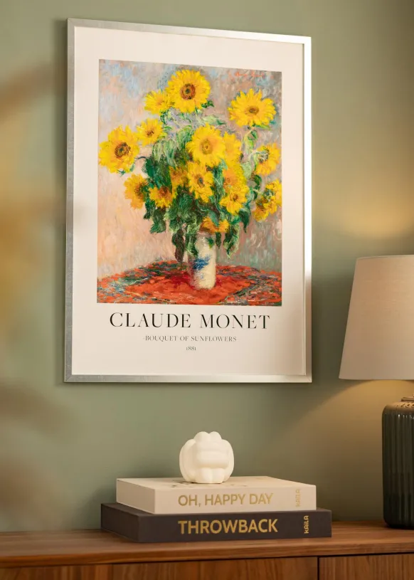 Ram Minerva Silver 20x25 cm - Passepartout Vit 14x18 cm