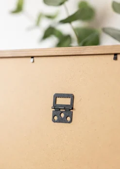 Ram Modern Teak 40x50 cm - Passepartout Vit 28x35 cm