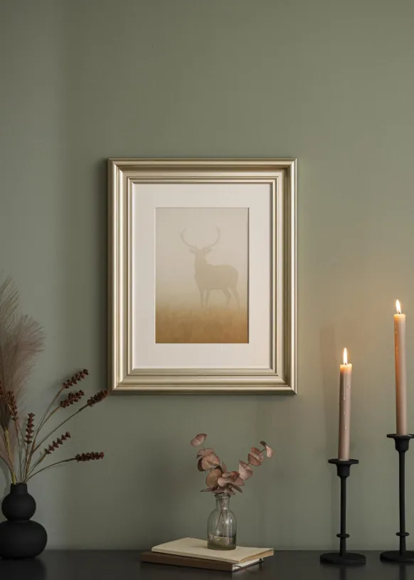 Ram Mora Premium Glas Silver 40x60 cm