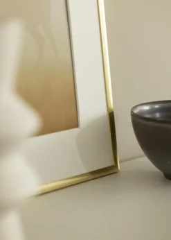 Ram New Lifestyle Glas Guld 10x18 cm