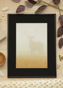 Ram New Lifestyle Matt Svart 40x50 cm - Passepartout Svart 28x35 cm