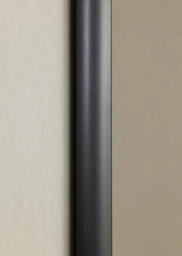 Ram New Lifestyle Matt Svart 50x50 cm - Passepartout Vit 35x35 cm
