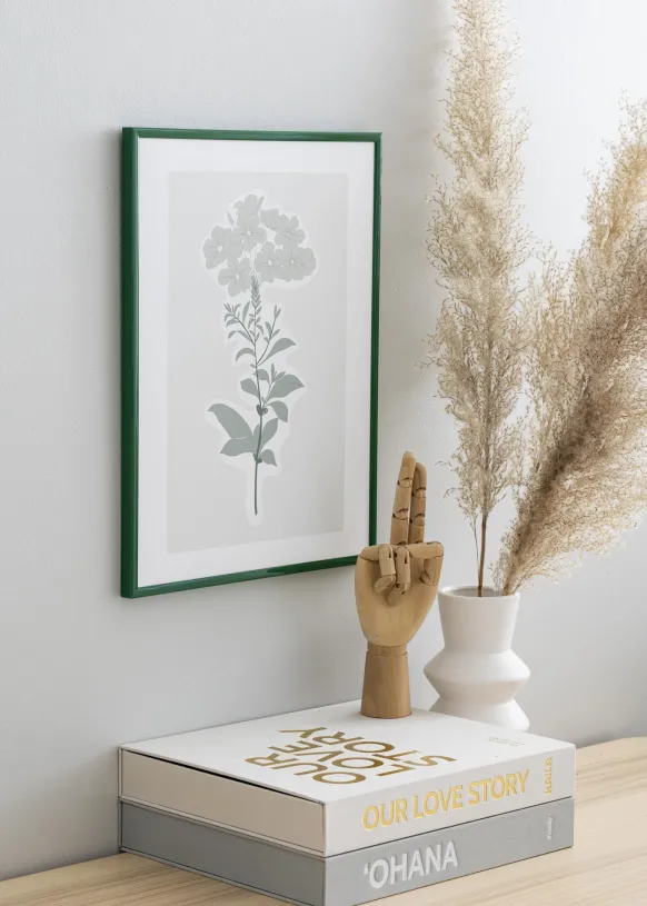 Ram New Lifestyle Moss Green 30x40 cm - Passepartout Vit 21x29,7 cm (A4)