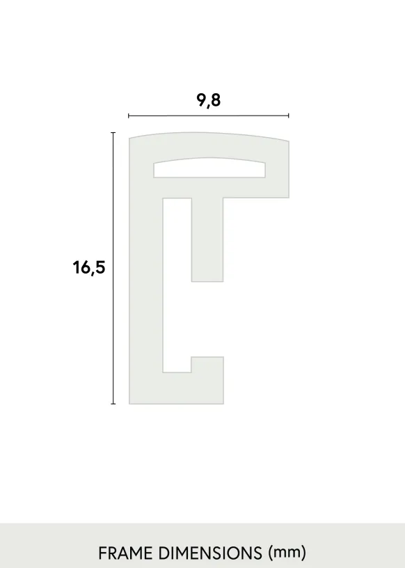 Ram New Lifestyle Svart 45x60 cm - Passepartout Svart 12x18 inches