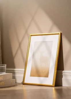 Ram Newline Glas Guld 10x15 cm