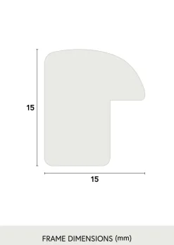 Ram Newline Glas Guld 10x15 cm