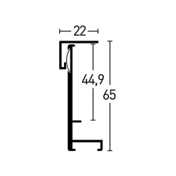 Ram Nielsen Frame Box EL Svart 70x90 cm