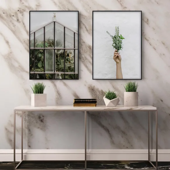 Ram Nielsen Premium Alpha Glas Blank Svart 40x50 cm