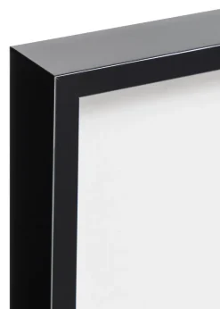 Ram Nielsen Premium Alpha Glas Blank Svart 70x90 cm