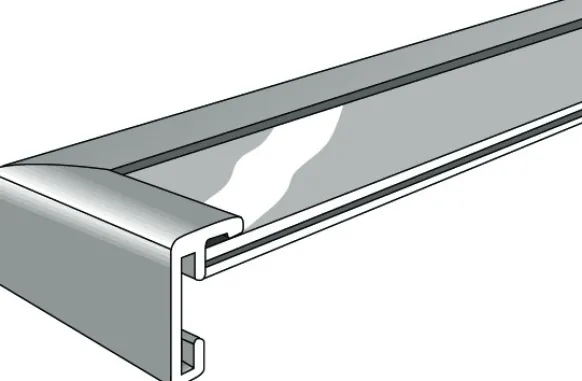 Ram Nielsen Premium Classic Glas Silver 40x50 cm
