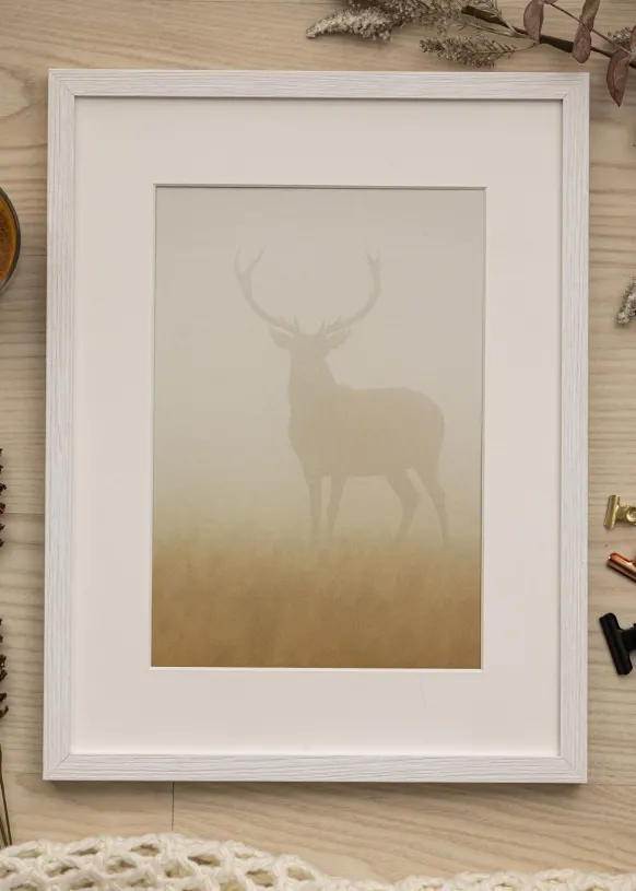 Ram Nielsen Premium Quadrum Glas Snövit 30x40 cm