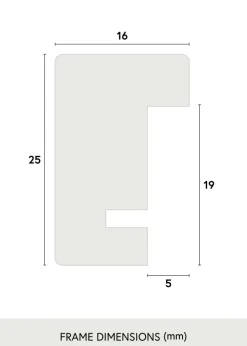 Ram Nielsen Premium Quadrum Glas Ek 28x35 cm