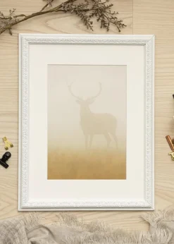 Ram Nostalgia Glas Vit 21x30 cm