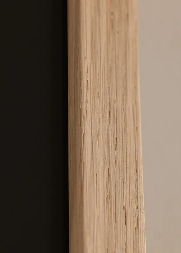 Ram Oak Wood 13x18 cm - Passepartout Svart 9x13 cm