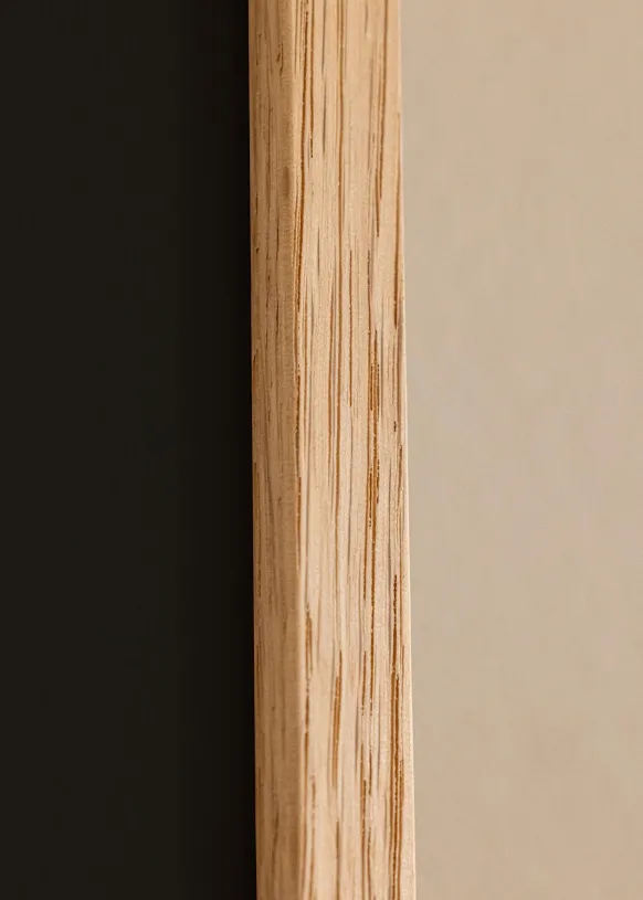 Ram Oslo Ek 60x80 cm - Passepartout Svart 50x65 cm