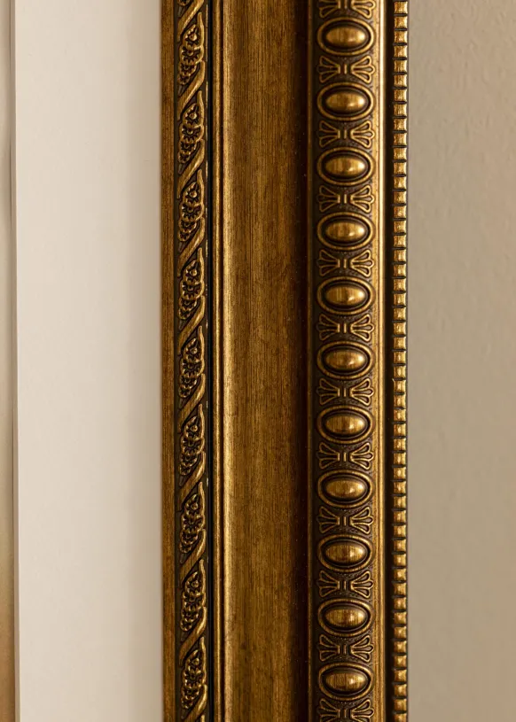 Ram Oxford Guld - Valfri Storlek (Akrylglas)