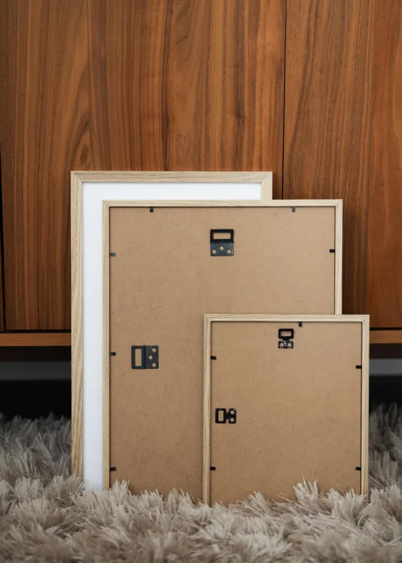 Rampaket Ek - 6 Ramar med Passepartout