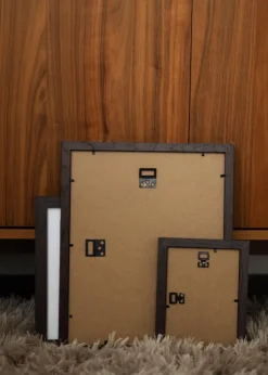 Rampaket Valnöt - 7 Ramar med Passepartout