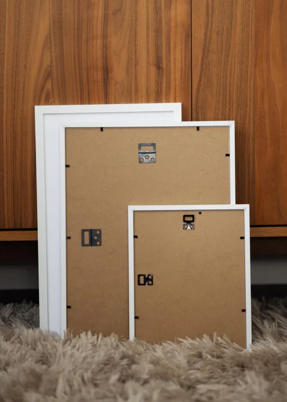 Rampaket Vit - 6 Ramar med Passepartout