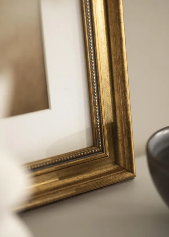 Ram Rokoko Glas Guld 30x40 cm