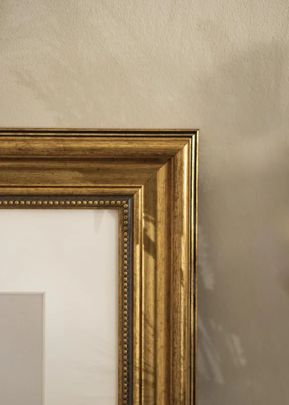 Ram Rokoko Glas Guld 30x45 cm
