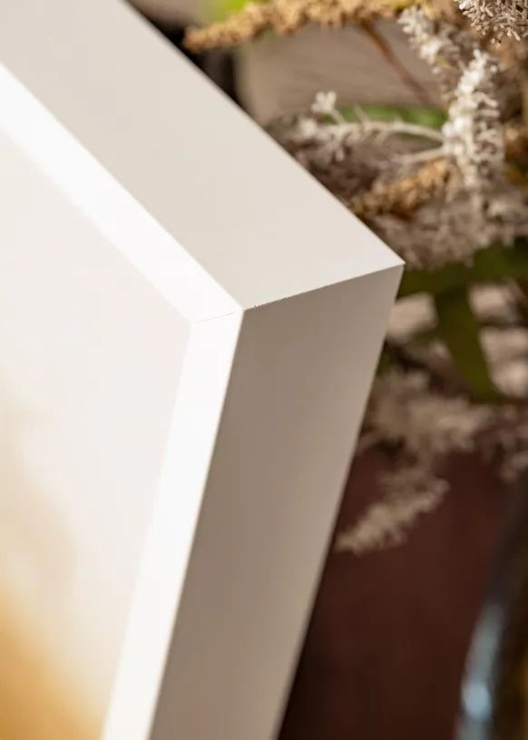 Ram Sala Vit - Valfri Storlek (Akrylglas)
