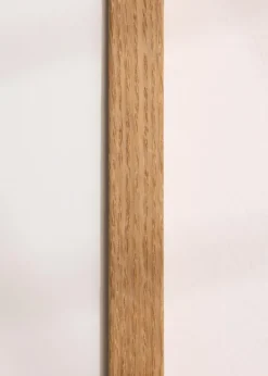 Ram Salisbury Ek 70x100 cm - Passepartout Vit 24x36 inches
