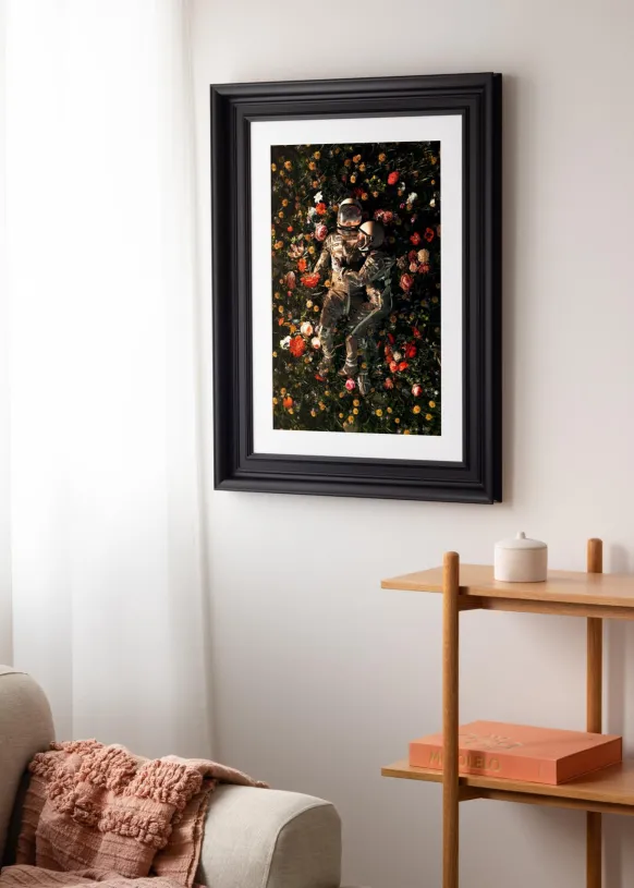 Ram Scarborough Svart 60x80 cm