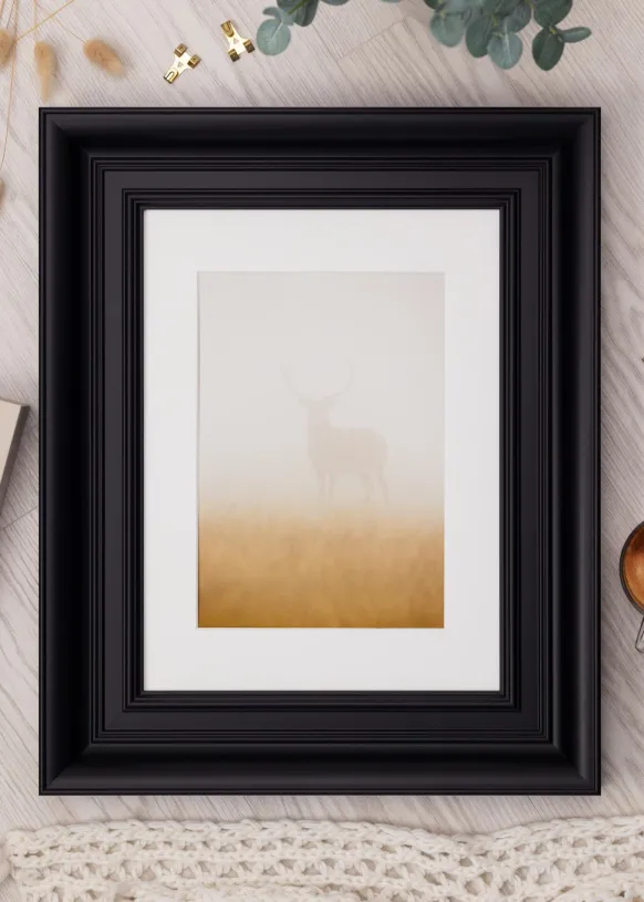 Ram Scarborough Svart 40x50 cm